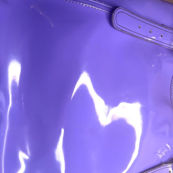 Ted Baker Lilac Patent Leather Handbag – Vintage 2000s – Excellent Condition - Picture 5 of 12
